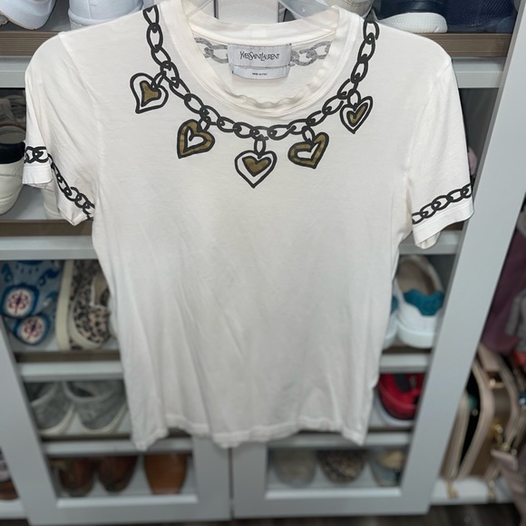 Authentic YSL necklace shirt - Picture 1 of 2